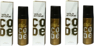 

Wild Stone GOLD ( PACK OF 3) Perfume Body Spray - For Men(120 ml, Pack of 3)