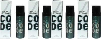 

Wild Stone STEEL ( PACK OF 4) Perfume Body Spray - For Men(120 ml, Pack of 4)