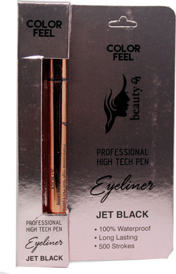 

Color Feel Long Lasting & Waterproof Professional High Tech Eyeliner Pen 2 ml(jet Black)