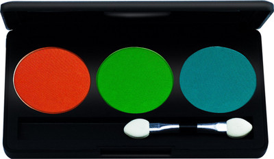 

GlamGals 3 Multi Color Matte Eye shadow palette 9 g(Multi)