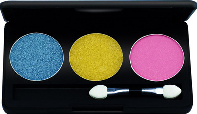 GlamGals 3 Color Diamond Eye shadow palette 9 g(Multi)