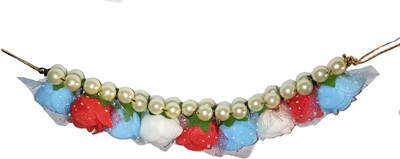 

Shrungarika Fashionable Light Beige Bun Clip, Bun, Bun Stick, Back Pin, Hair Band, Hair Chain(Turquoise, Red, White)