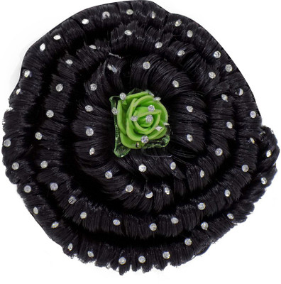 

Fully Elastics Synthetics Juda Wigs Extension For Girls /Juda Accessory For Wedding Accessories Black Hair Extension