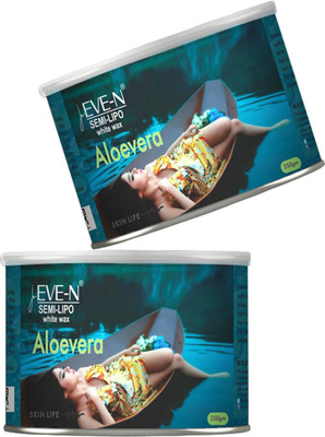 

EVE-N Semi Lipo White Wax 350g + 350g ( Pack of 2 ) Wax(700 g, Set of 2)