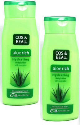 

COS & BEAU Aloe rich Hydrating Body Lotion with Pure Aloe(200 ml)