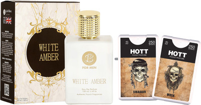 

Lyla Blanc EDP White Amber Perfume (100 ml) + 2 Pocket Perfume (18 ml each) Combo Offer For Men Eau de Parfum - 136 ml(For Men)