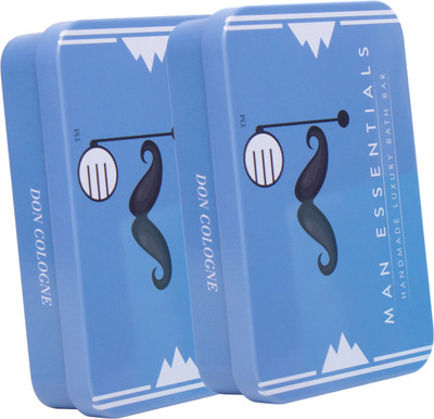 

Man Essentials Don Cologne Handmade Glycerine Shea Butter Soap Chemical Free Luxury Bathing Bar (Pack of 2)(100 g, Pack of 2)