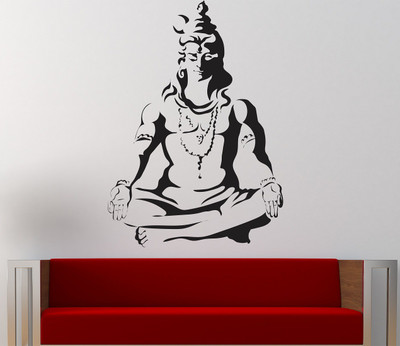 Littlebuds 85 cm Lord Shivan Removable Sticker(Pack of 1)