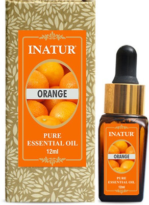 

Inatur Orange Essential Oil 12ml, 100% Pure, Anti inflammatory, Boosts immunity, Brings Glow to Dull Skin(12 ml)