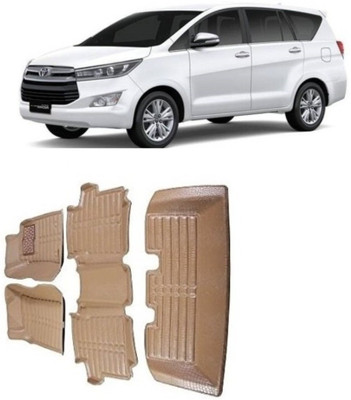 AUTOGARH Plastic 5D Mat For  Toyota Innova Crysta(Beige)