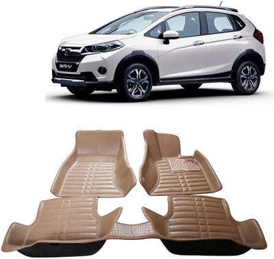AUTOGARH Plastic 5D Mat For  Honda WRV(Beige)