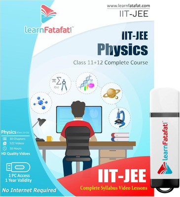 

LearnFatafat IIT-JEE Physics Exam Preparation Video Course Pendrive(Pendrive. Offline.)