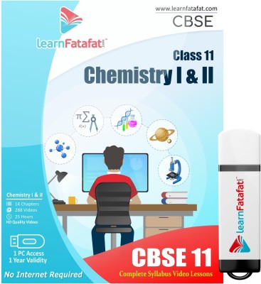 LearnFatafat Class 11 Chemistry Complete Video Course for CBSE - Pendrive(PenDrive)