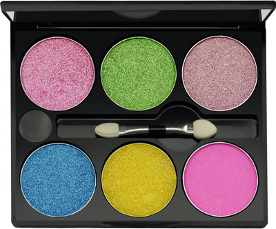 

GlamGals 6 Color Diamond Eye shadow case 18 g(Multi)