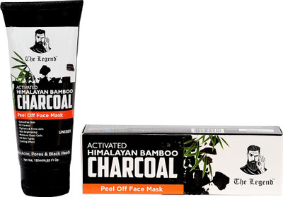 

The Legend Activated Himalayan Bamboo Charcoal Peel Off Mask- Power Packed with Vitamins- Removes Blackheads, Pores, Dead Cells- Detoxifies & Rejuvenates Skin- Skin brightening - Tightens and Firms skin- 120ml(120 ml)