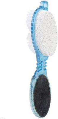 

techdeal 4 In 1 Multi Use Pedicure Paddle (Blue)Brush - 4 Step Pedicure (Cleanse, Scrub, File And Buff)