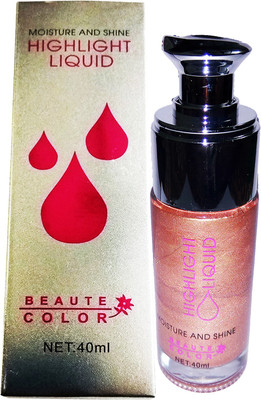 

Beaut Color Bronze Highlighter Bottle 40 ml For Make-Up Highlighter(Bronze)