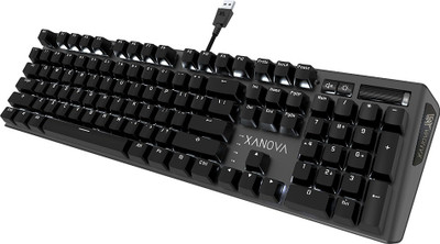 

Xanova Pulsar with Cherry MX Red Switches Wired USB Gaming Keyboard(Black)