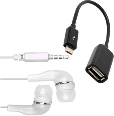 vivo OTG Adapter Accessory Combo for XIAOMI REDMI NOTE 5 PRO (White)(Black, White)