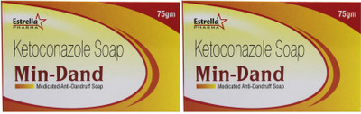 

Estrella Min-Dand Anti Fungal & Anti Bacterial Soap(150 g, Pack of 2)