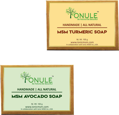 

Ionule Turmeric Soap Avocado Soap Combo of 2(200 g, Pack of 2)