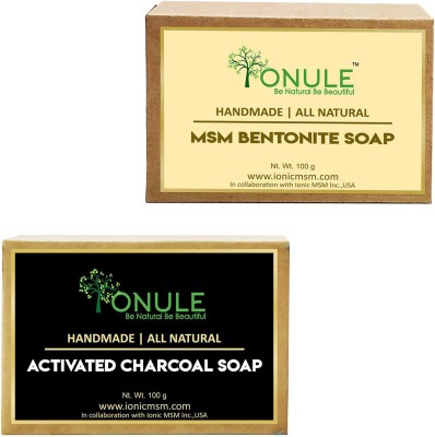 

Ionule Bentonite Soap Charcoal Soap Combo of 2(200 g, Pack of 2)