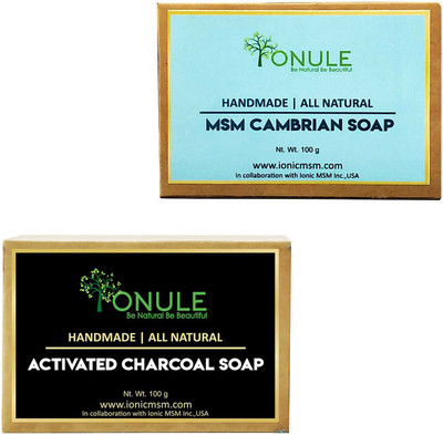 

Ionule Cambrian Soap Charcoal Soap Combo of 2(200 g, Pack of 2)