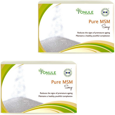 

Ionule Pure MSM Soap For Natural Beauty Combo of 2(200 g, Pack of 2)