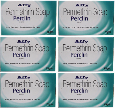 

Affy Perclin Anti Bacterial soap(420 g, Pack of 6)