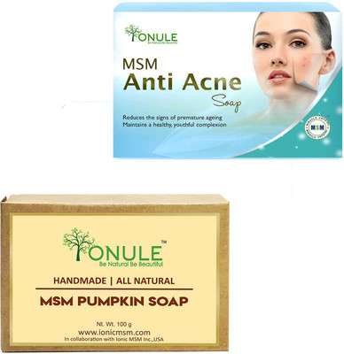 

Ionule MSM Anti Acne Soap Pumpkin Soap Combo of 2(200 g, Pack of 2)