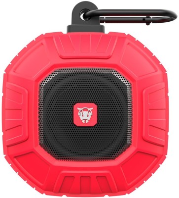 ANT AUDIO Ammo Portable IPX6 Bluetooth 5 W Bluetooth Speaker(Red, Stereo Channel)