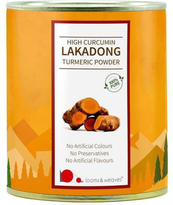 

looms & weaves High Curcumin Lakadong Turmeric Powder(200 g)