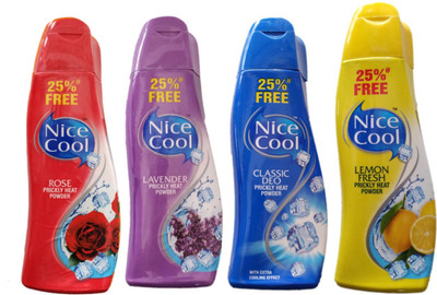 

NICE COOL cool powderROSELAVENDER,COOL,LEMON pack of 4(600 g)