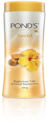 

Ponds Sandal Radiance Talc (Pack of 4) 100 g(400 g)