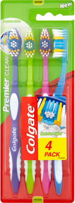 

Colgate PREMIUM CLEAN Medium Toothbrush(Pack of 4)