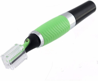 

KRITAM Micro Touch Max Personal Trimmer LED Light Nose Ear Face Hair Trimmer Shaver Clipper New Facial Cleaner Home Health Care. Cordless Trimmer for Men (Green, Black) Multicolor Pet Hair Trimmer