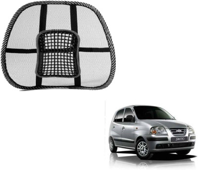 MOCKHE Nylon Seating Pad For  Hyundai Santro(Front Seat, Back Seat Black)