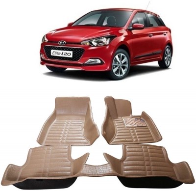 AUTOGARH Plastic 5D Mat For  Hyundai Elite i20(Beige)