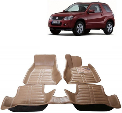 AUTOGARH Plastic 5D Mat For  Maruti Suzuki Vitara Brezza(Beige)