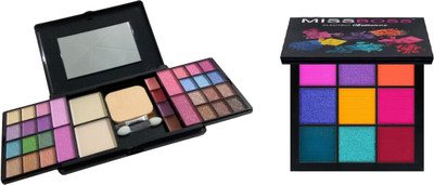 

Miss Boss fashion makeup kit and Eyeshadow Palette - Electric obsession 10gm combo(Set of 2)