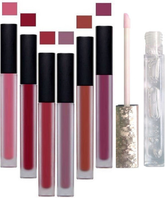 

ADJD ULTRA LONG STAY WATER PROOF MATTE LIPSTICK WITH SHINY TRANSPARENT LIP GLOSS(Set of 2)