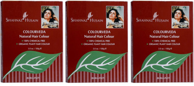 

Shahnaz Husain Colorveda Natural Hair Colour (Burgundy)(Set of 3)