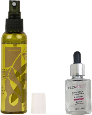 

Miss Boss hb foundation primer 30ml and kb Olive Oil Makeup Fixer Primer - 120 ml Primer combo(Set of 2)