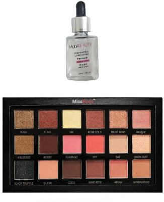 

Miss Boss hb primer 30ml and hb Golden Sand 3D Palette Highlighter (multicolor) combo(Set of 2)