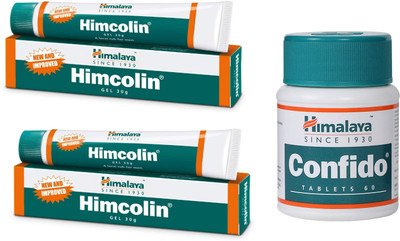 

Himalaya Himcolin Gel & Confido Tablet(Set of 2)