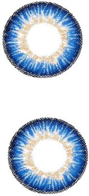 

Drr teleservices Zero power monthly lense Monthly Contact Lens(0, Dark blue, Pack of 1)