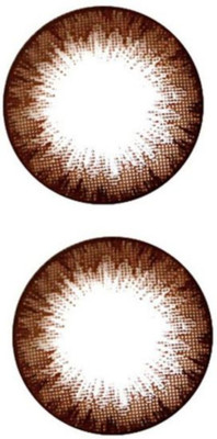 

Drr teleservices Zero power monthly lense Monthly Contact Lens(0, Brown, Pack of 1)