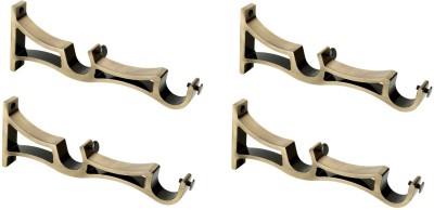 WSK Gold Rod Rail Bracket Metal(Pack of 4)