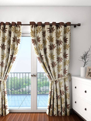 65% OFF on Cortina 210 cm (7 ft) Polyester Door Curtain Single Curtain(Floral, Brown) 65% OFF on Cortina 210 cm (7 ft) Polyester Door Curtain Single Curtain(Floral, Brown)