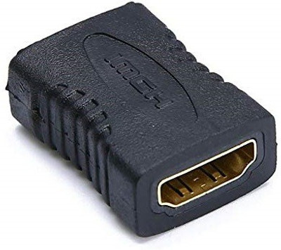 Fangtooth HDMI Female to HDMI Female Cable Extension Extender Coupler Jointer Gaming Adapter(Black, For X-box 360, PS4, Xbox One, PC, PS3, PS2, 3DS, Wii U, Mac OS)